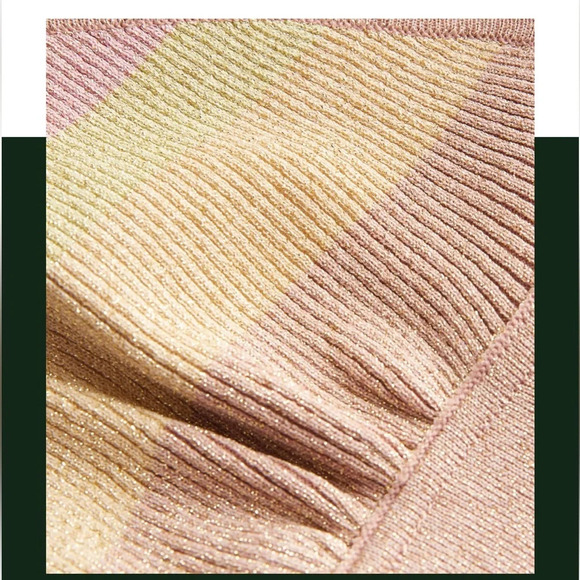 NWT Anthropologie LOVE STORIES Striped Uma Bralette 34 A/B - Picture 3 of 6